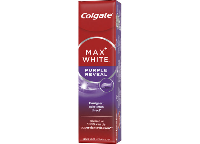 Colgate Max white purple reveal