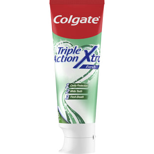 Colgate Triple action xtra fresh tandpasta