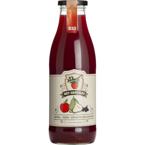 Het sapgilde Appel peer zwarte bessensap