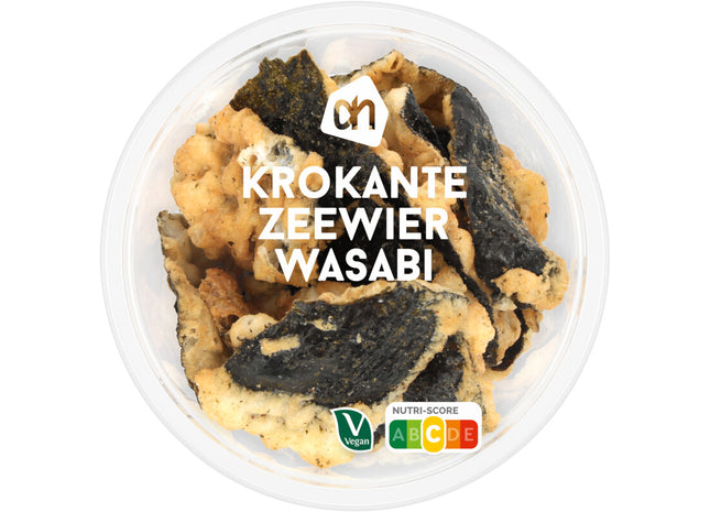 Krokante zeewier wasabi