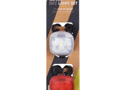 Velo Fietsverlichting reflectie set zwart