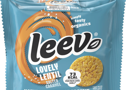 Leev Linzenwafels karamel 3-pack