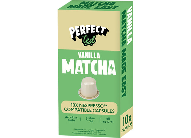 Perfect Ted Matcha vanille capsules