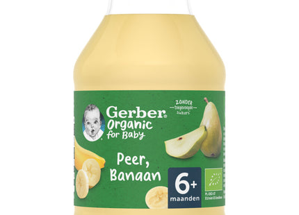 Gerber Organic Baby juice pear banana 6m+