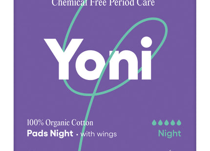 Yoni Maandverband van biokatoen night