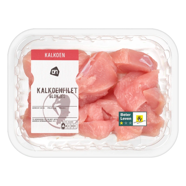 Turkey fillet cubes