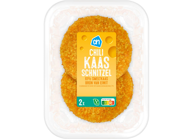 Vegetarische kaasschnitzel chili