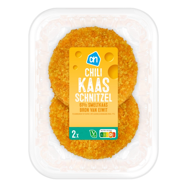Vegetarische kaasschnitzel chili