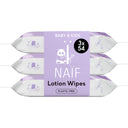 Naïf Lotion wipes 3-pack