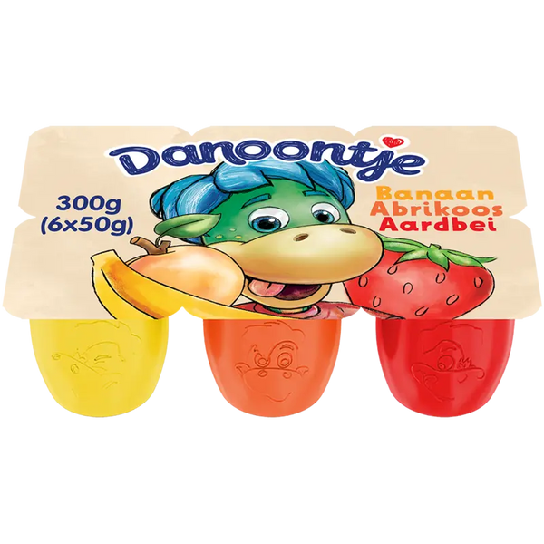 Danoontje Fruchtquark Banane Erdbeere Aprikose