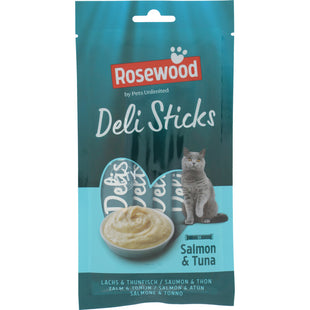 Pets Unlimited Delisticks Lachs- und Thunfischmousse