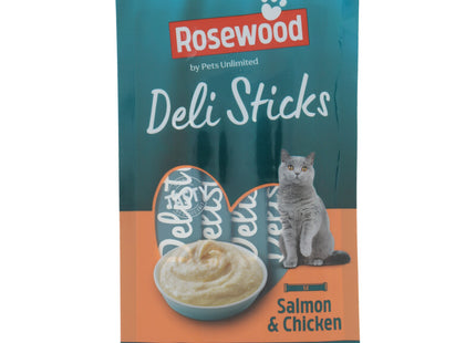 Pets Unlimited Delisticks salmon &amp; chicken mousse