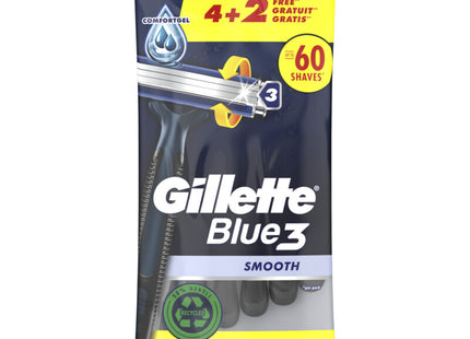 Gillette Blue3 smooth disposable blades