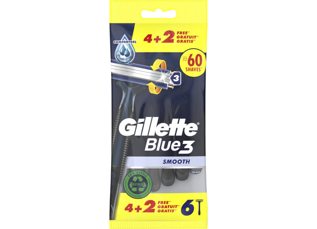 Gillette Blue3 glatte Einwegklingen
