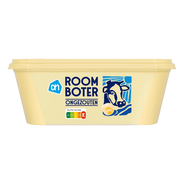 Unsalted butter made from cream