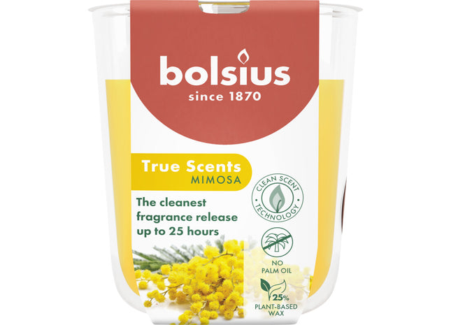 Bolsius True scents geurglas mimosa 8cm