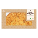 Pudding crumb tart half