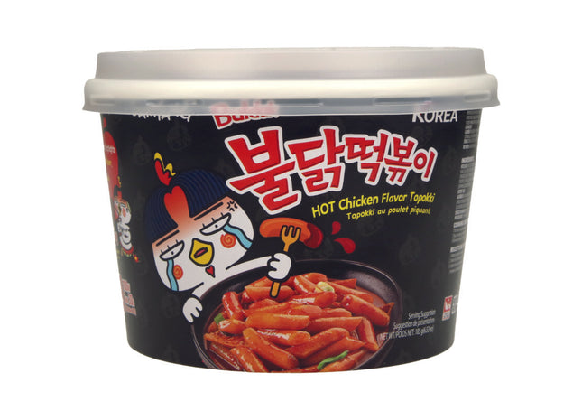 Samyang Buldak topokki rijstcake