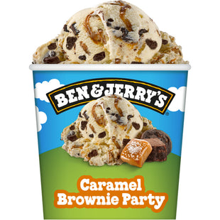 Ben & Jerry's Caramel brownie party