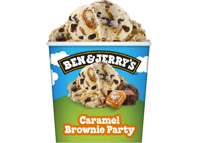 Ben & Jerry's Caramel brownie party