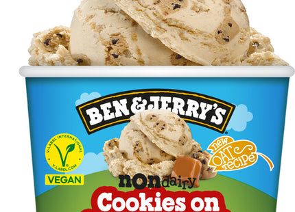 Ben & Jerry's Non-dairy cookies on cookie dough