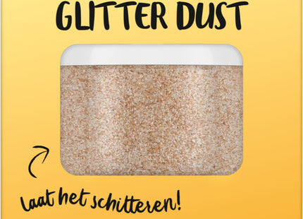 Glitter dust goud