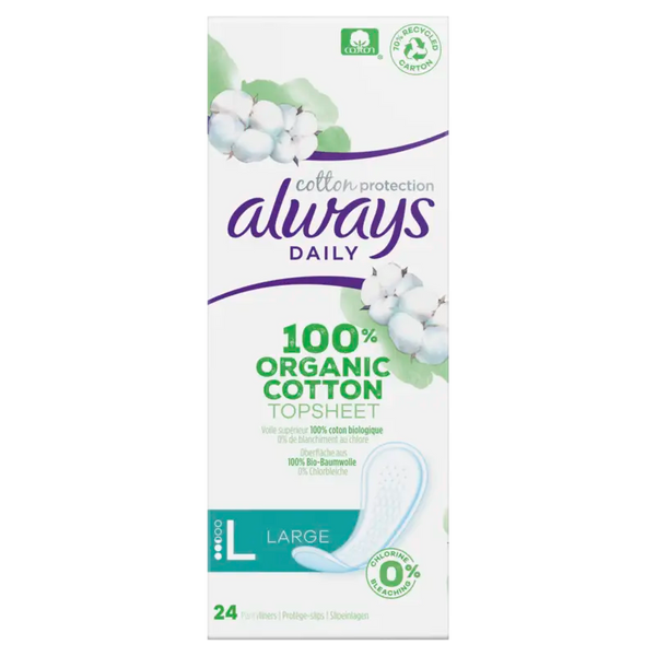 Always Daily 100% Bio-Slipeinlagen groß