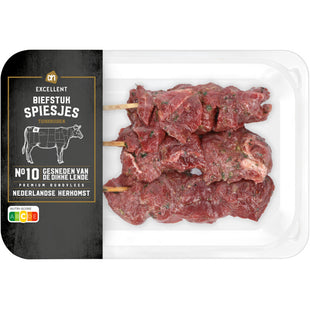 Ausgezeichneter Steakspieß mit Gartenkräutern