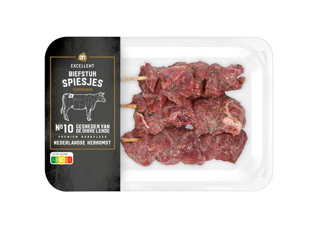 Ausgezeichneter Steakspieß mit Gartenkräutern