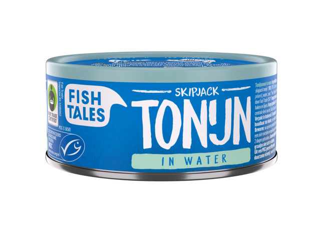 Fish Tales Skipjack tonijn in water