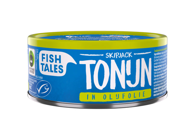 Fish Tales Skipjack tonijn in olijfolie