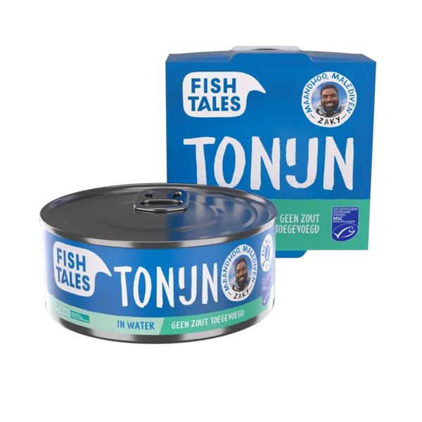 Fish Tales Tonijn in water zonder toegevoegd zout