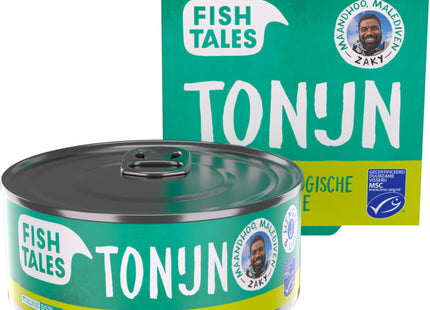 Fish Tales Skipjack tonijn in biologische olijfolie