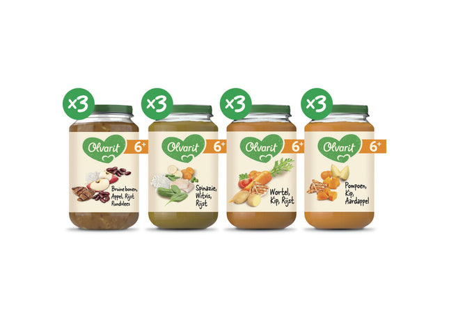Olvarit Variatiemenu maaltijd 6m+