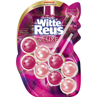 Weißer Riesen-Toilettenblock Deluxe in zarter Magnolie