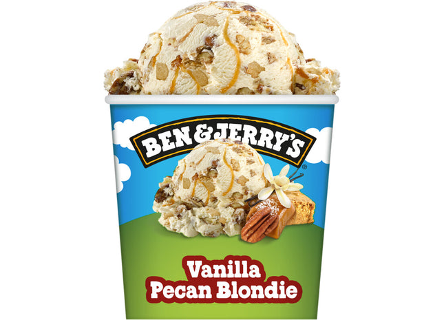 Ben & Jerry's Vanilla pecan blondie