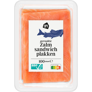 Sandwich zalmplakken
