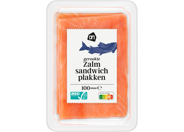 Sandwich zalmplakken