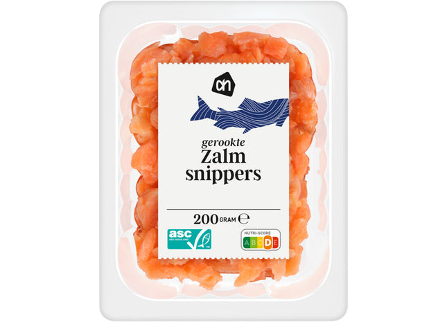 Gerookte zalmsnippers