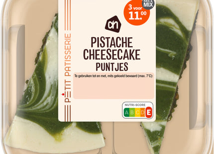 Pistache cheesecake puntjes