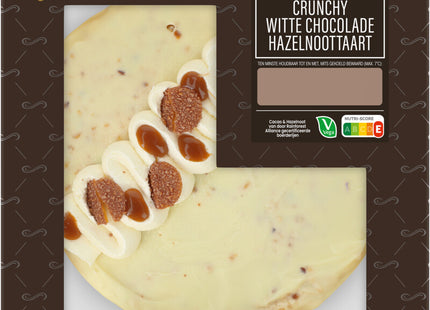 Excellent Crunchy witte chocolade hazelnoottaart