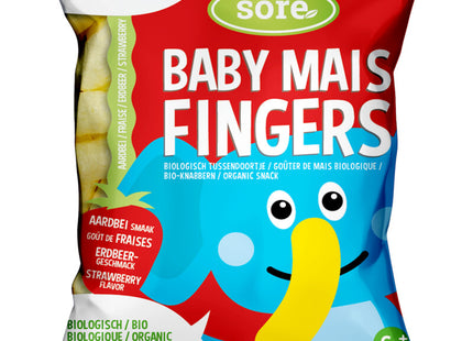 Sore Baby cornfingers strawberry 6m+