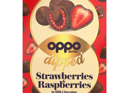 Oppo Brothers Dipped strawberries &amp; raspberries