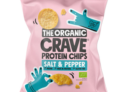 The Organic Crave Protein chips salt & pepper