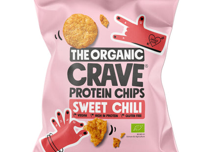 The Organic Crave Sweet chili protein chips