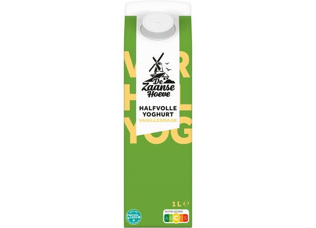 De Zaanse Hoeve Halfvolle yoghurt vanillesmaak