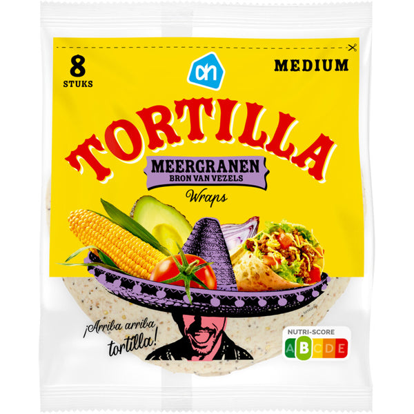 Tortilla-Mehrkorn-Wraps