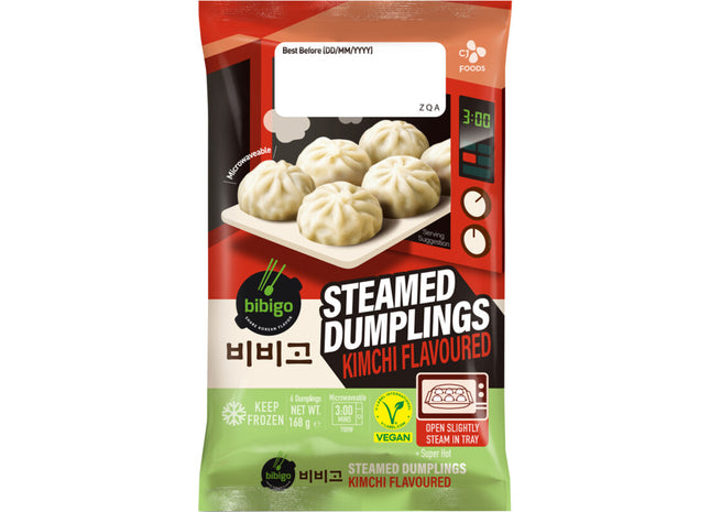 Bibigo Steamed dumplings kimchi flavour
