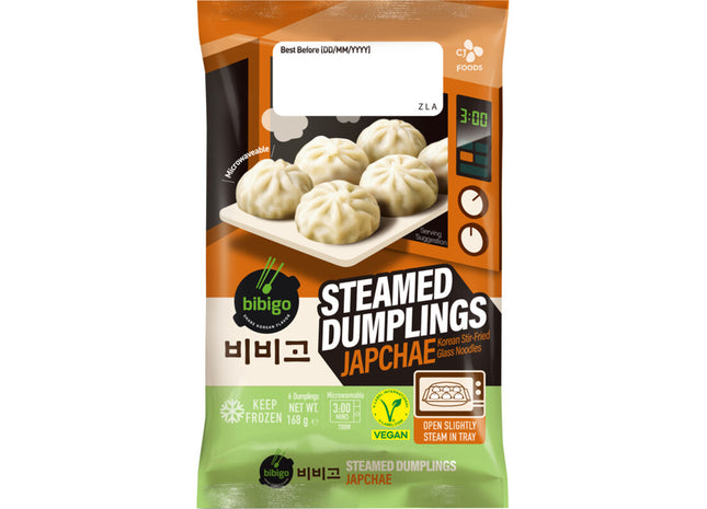 Bibigo Steamed dumplings japchae