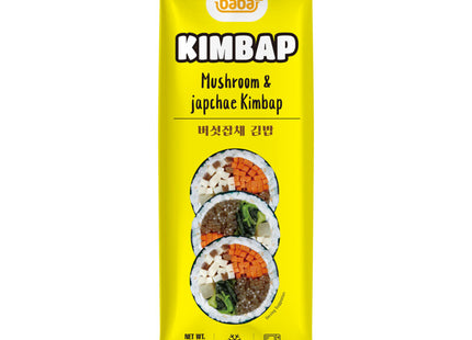 Baba Kimbap mushroom & japchae